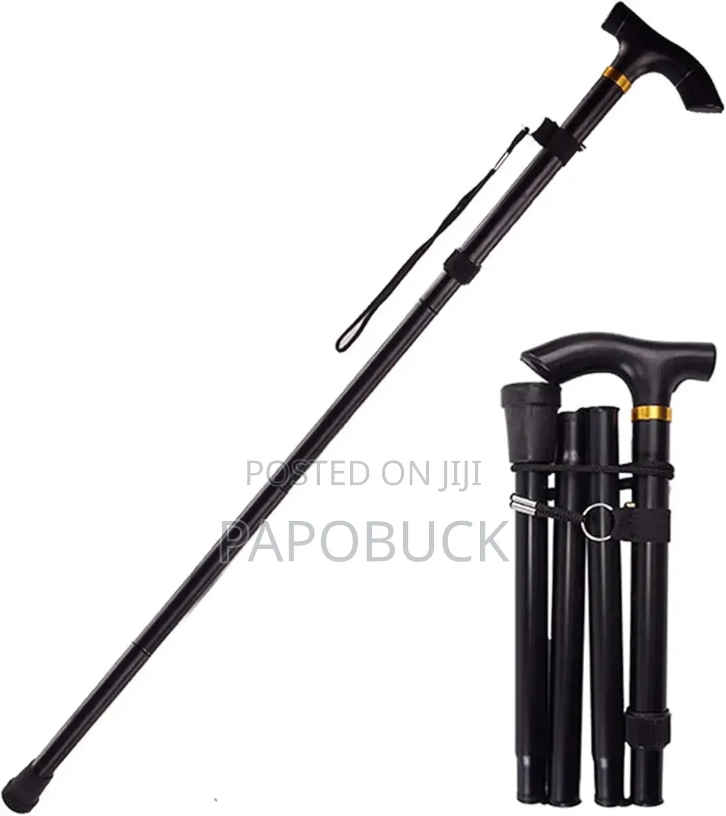 Folding Adjustable Cane for Men and Women