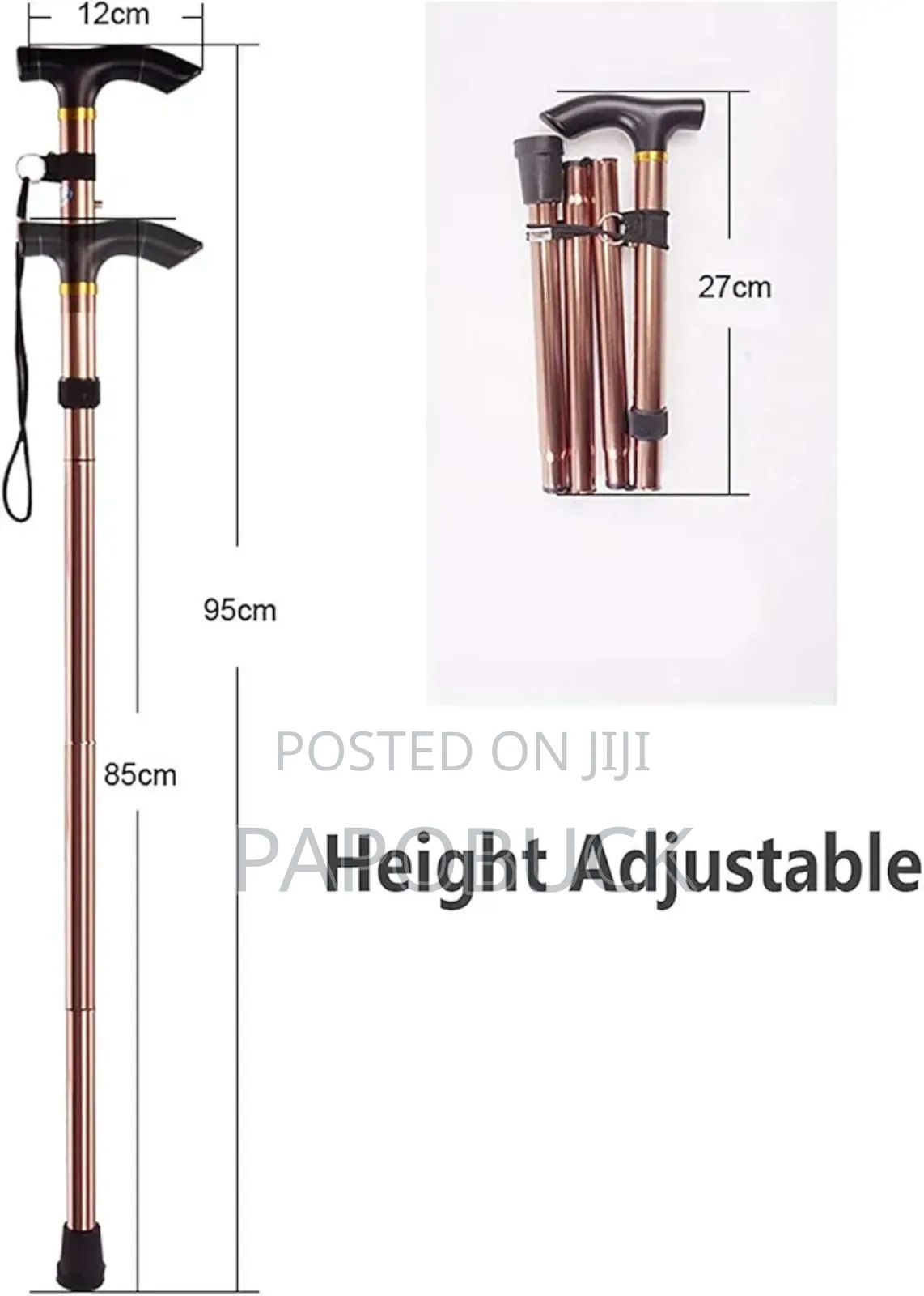 Folding Adjustable Cane for Men and Women
