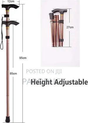 Folding Adjustable Cane for Men and Women