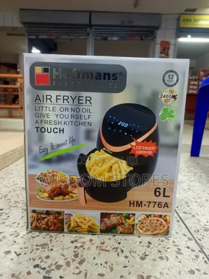 Hoffmans 6l Electric Air Fryer (Model Hm-776a). Manual