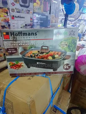 Hoffmans Multi-Functional Electric Baking Tray, Model Number Hm-3061.