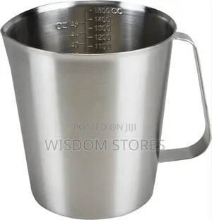 Stainless Steel Measuring Cup Pitcher (48oz/1.5 Liter)