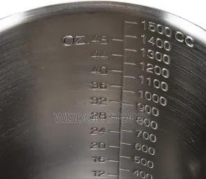 Stainless Steel Measuring Cup Pitcher (48oz/1.5 Liter)