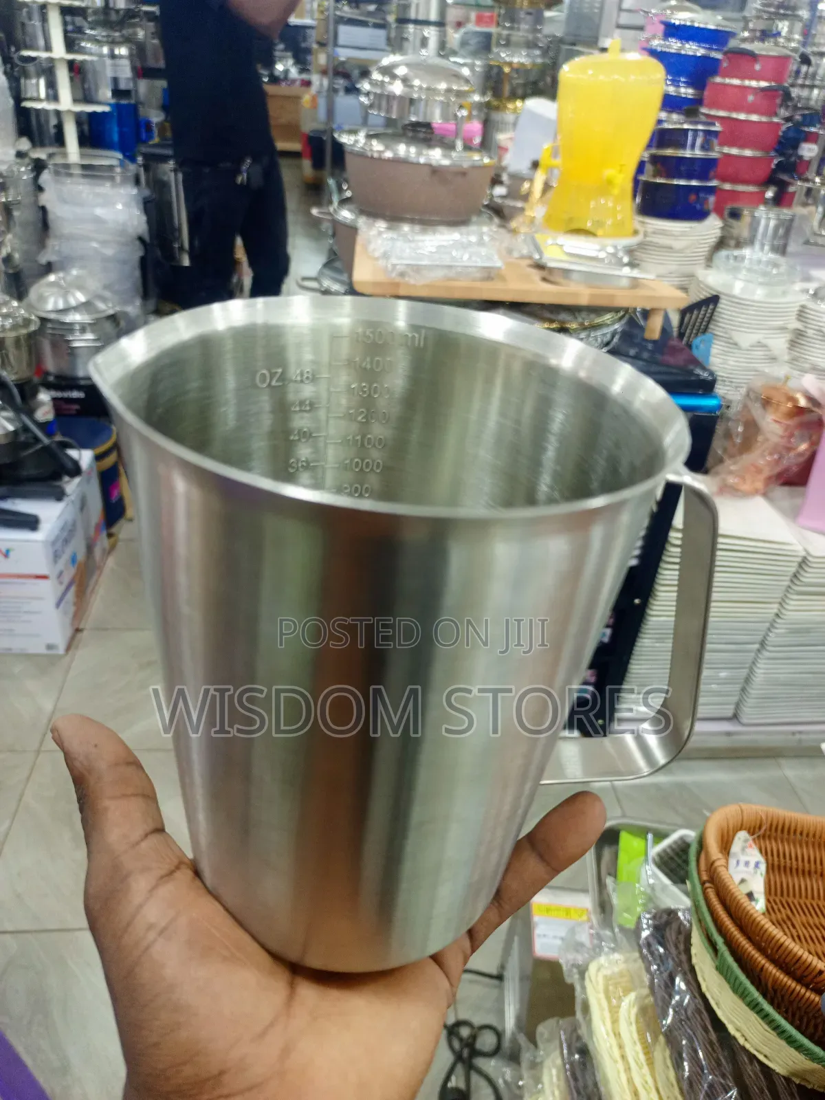Newness Stainless Steel Measuring Cup-1. 5l