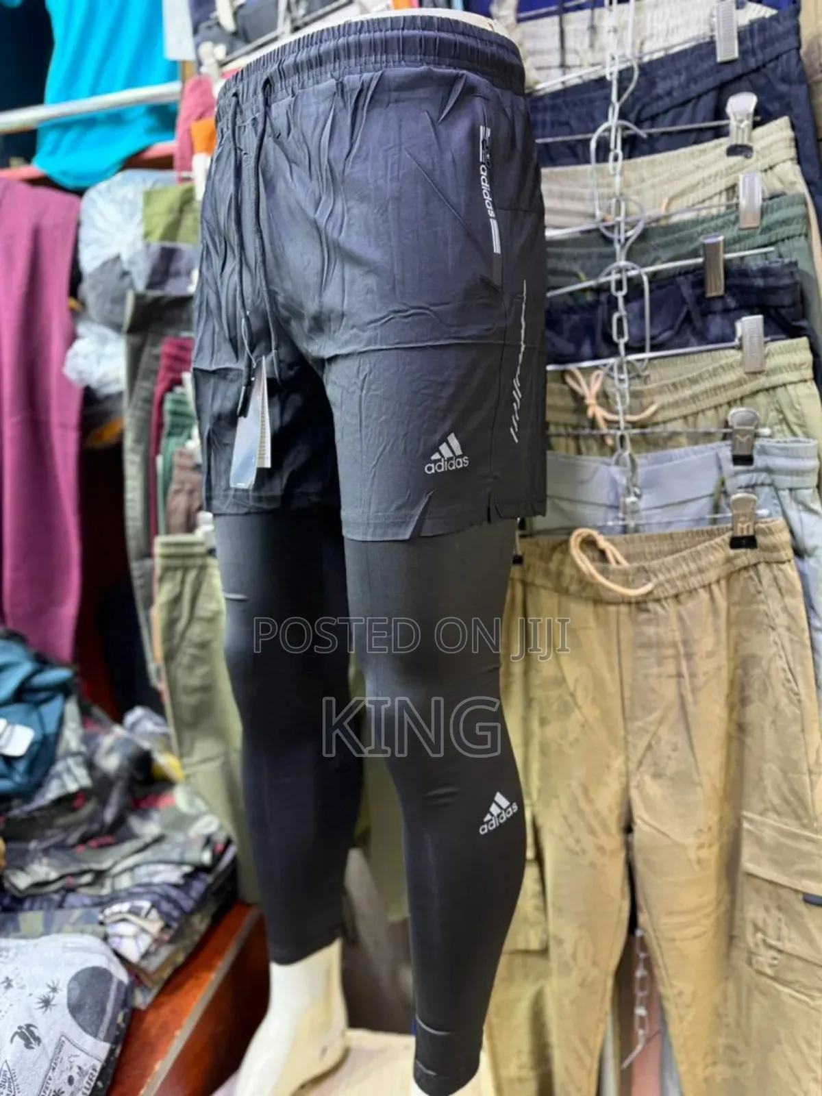 Men's Adidas 2-in-1 Workout Shorts,