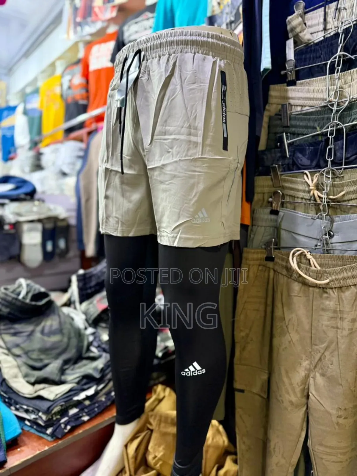 Men's Adidas 2-in-1 Workout Shorts,