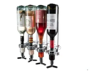 Rotating 4 Bar Bottle Wine Dispenser