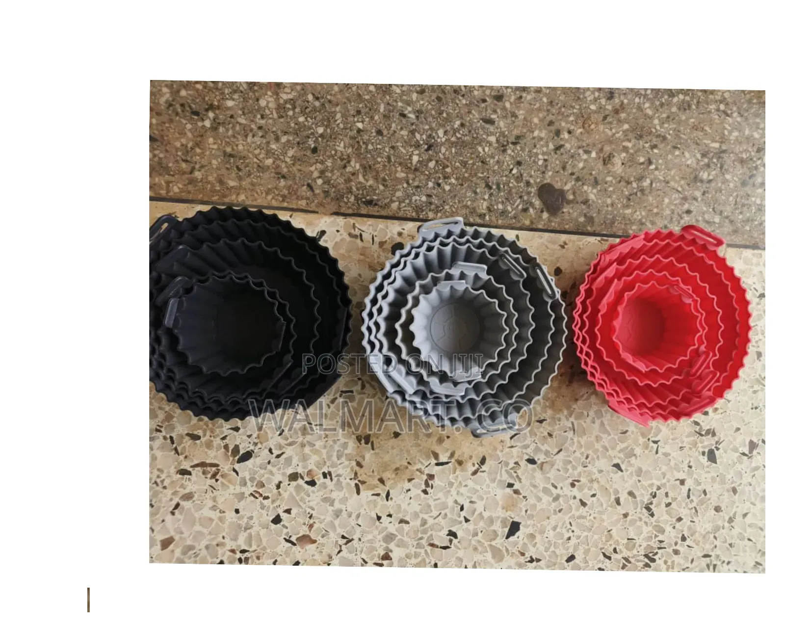 5 Pieces Silicone Round Air Fryer Liners