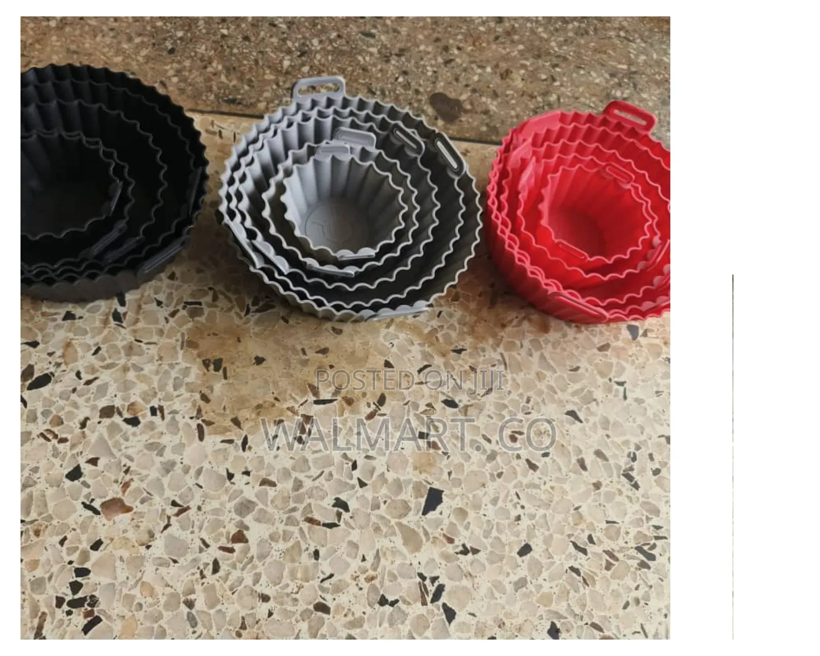 5 Pieces Silicone Round Air Fryer Liners