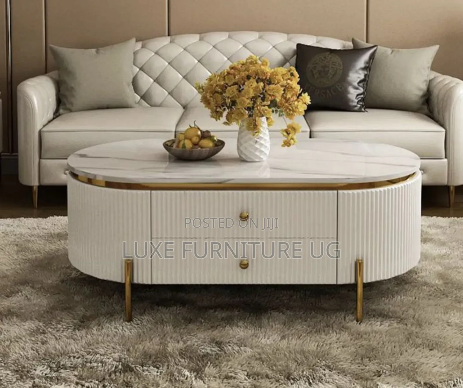 Oval Shaped Centre Table
