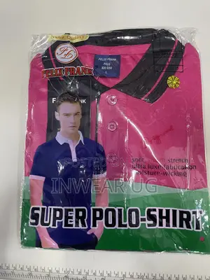 Pink Tshirts With Black Collars