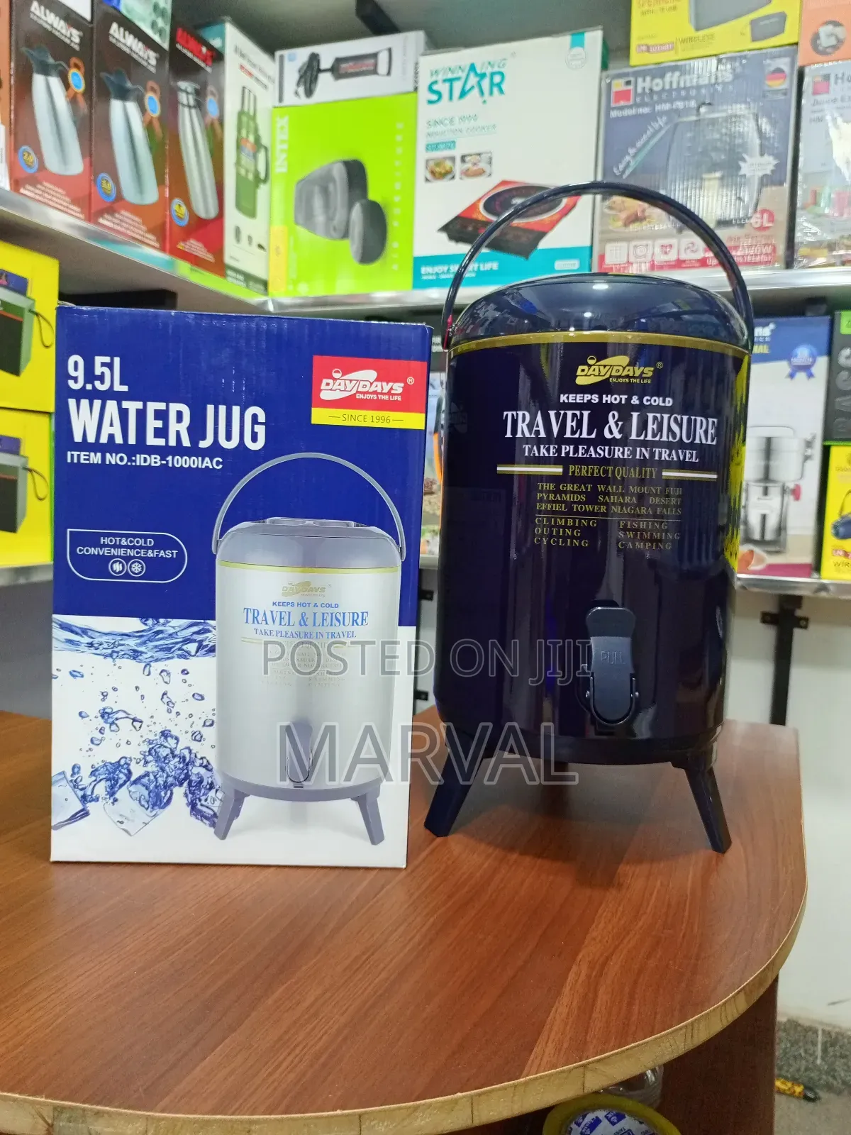 9.5-Litre Travel and Leisure Water Jug