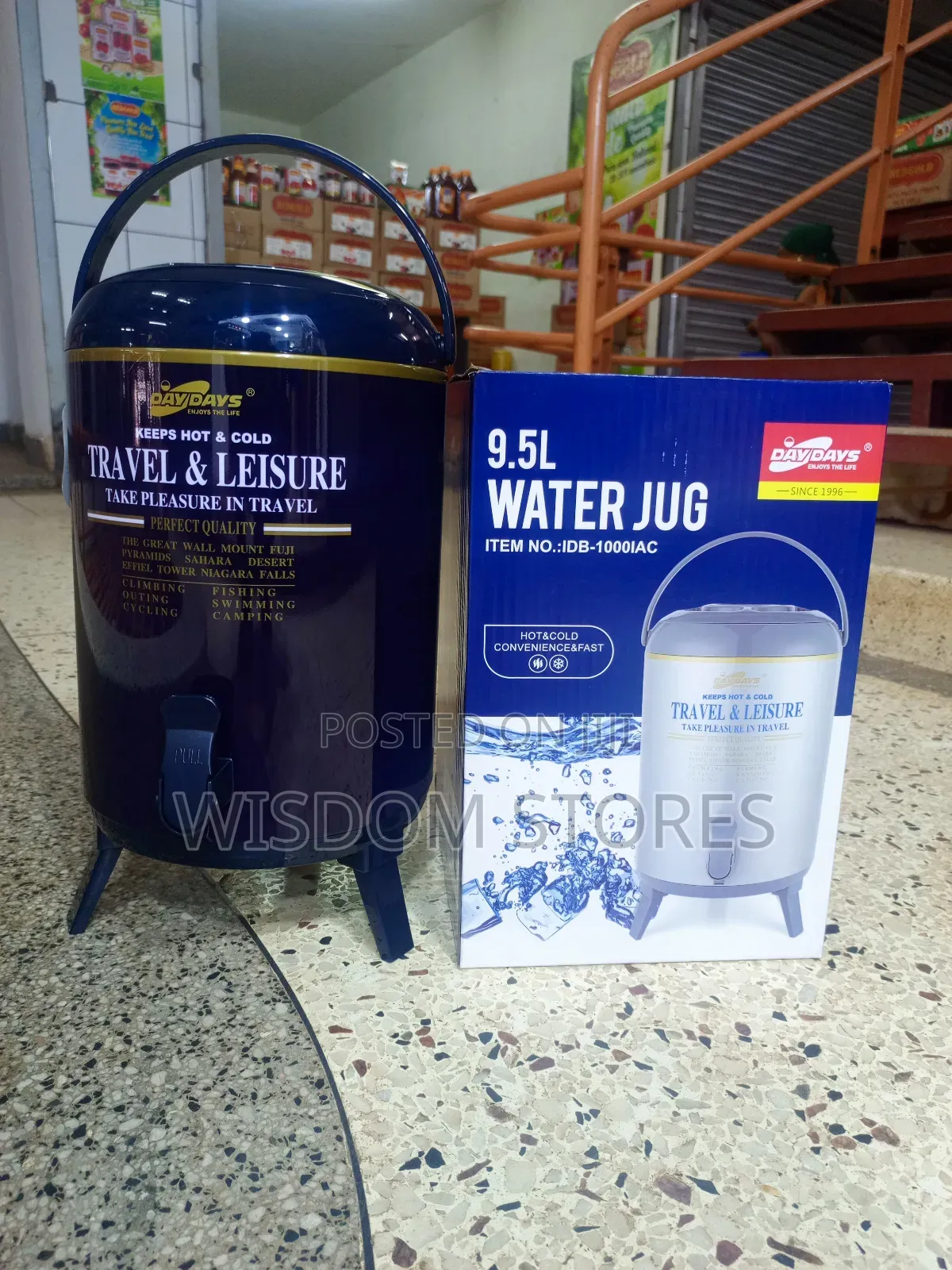 Daydays 9.5l Travel Leisure Water Jug (Thermos Flask).