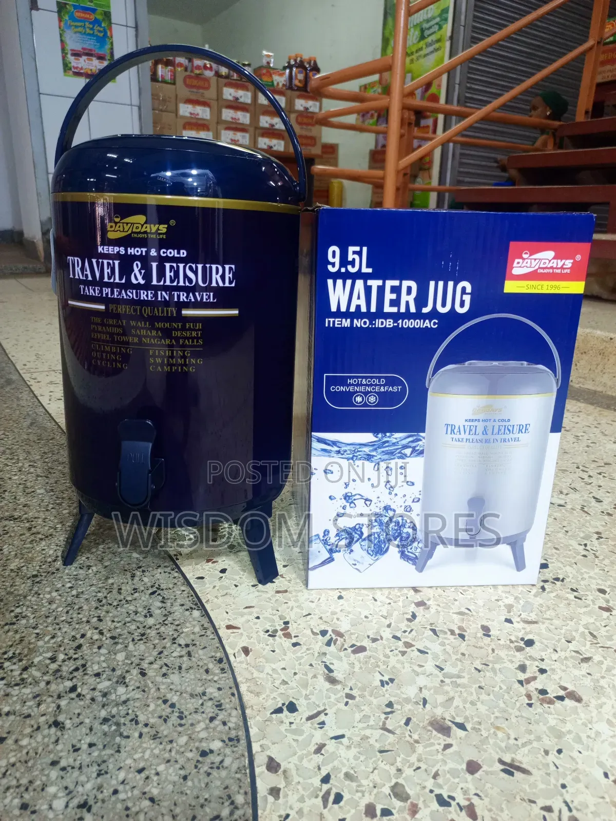 Daydays 9.5l Travel Leisure Water Jug (Thermos Flask).
