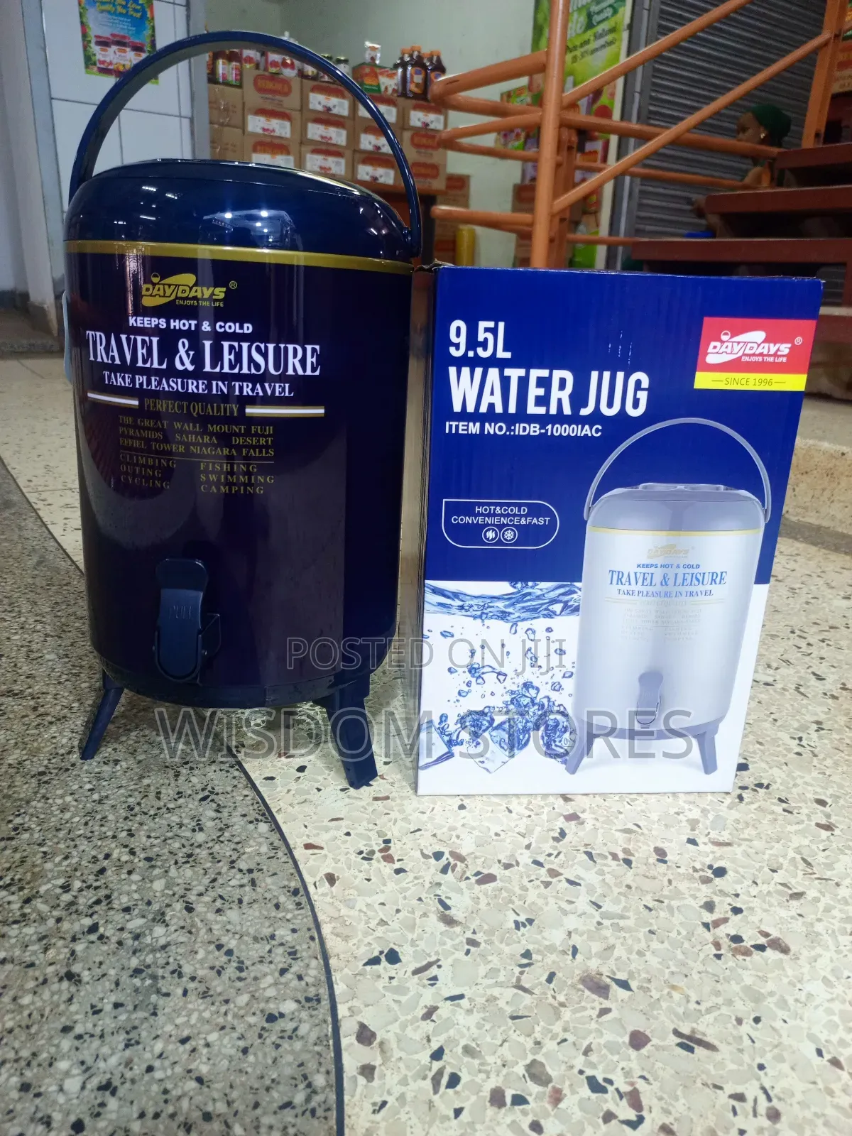 Daydays 9.5l Travel Leisure Water Jug (Thermos Flask).