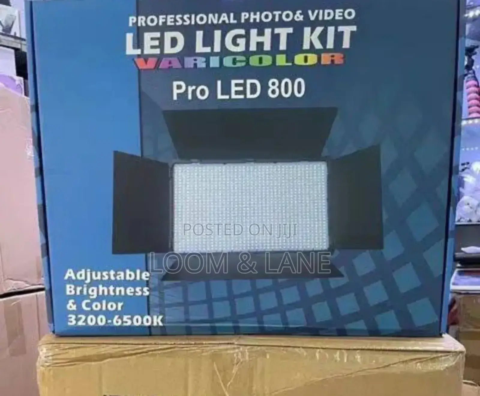 Led 800 Full Kit Light and Stand With Two Batteries