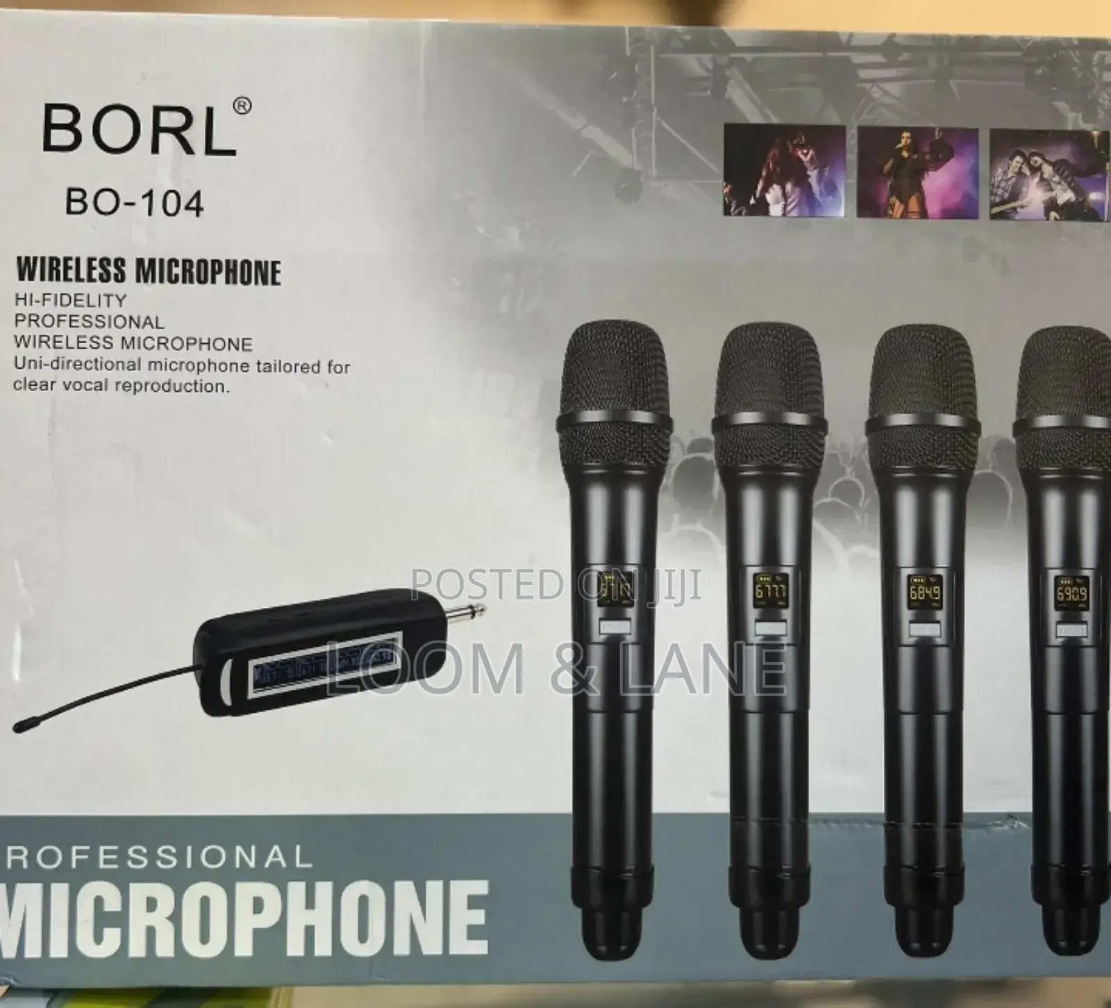 Borl Bo -104 Long Range 4 in 1 Proffetional Microphone