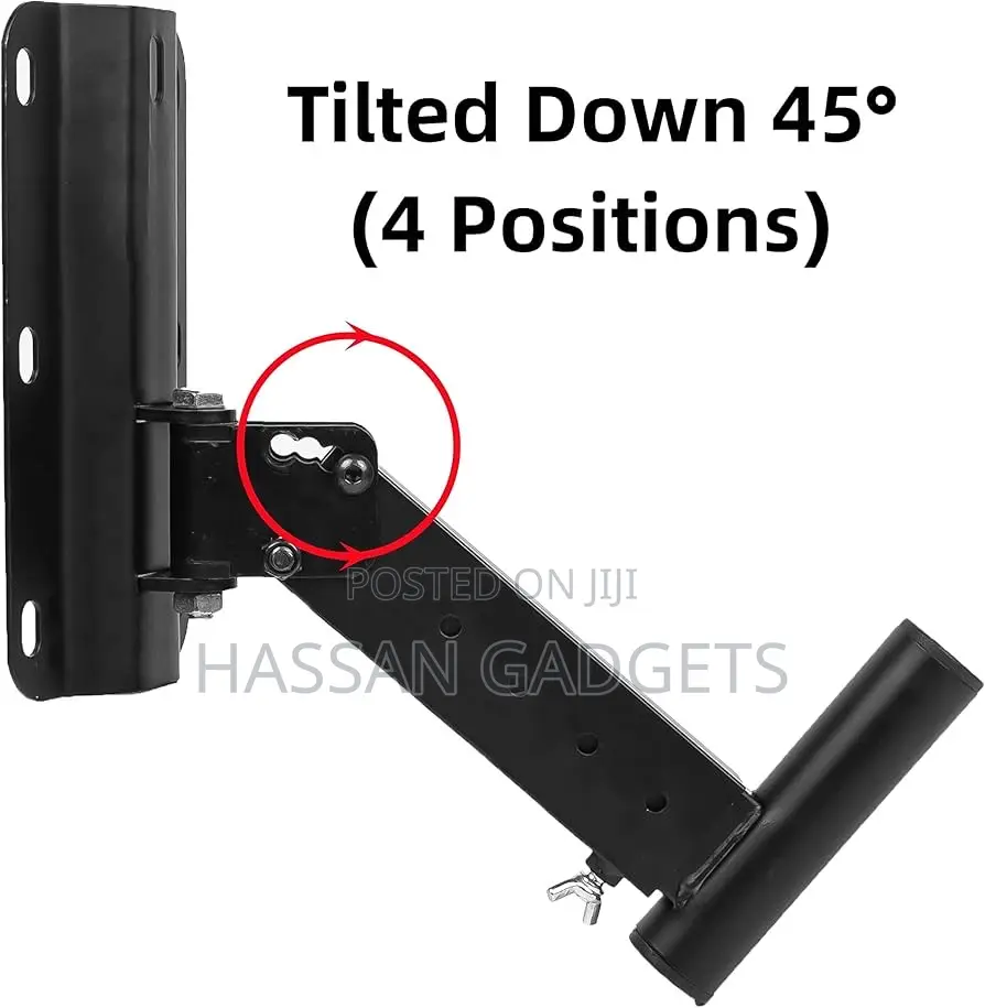 Pair of Steel Wall Mount Speaker (2pcs) Stand Heavy Duty