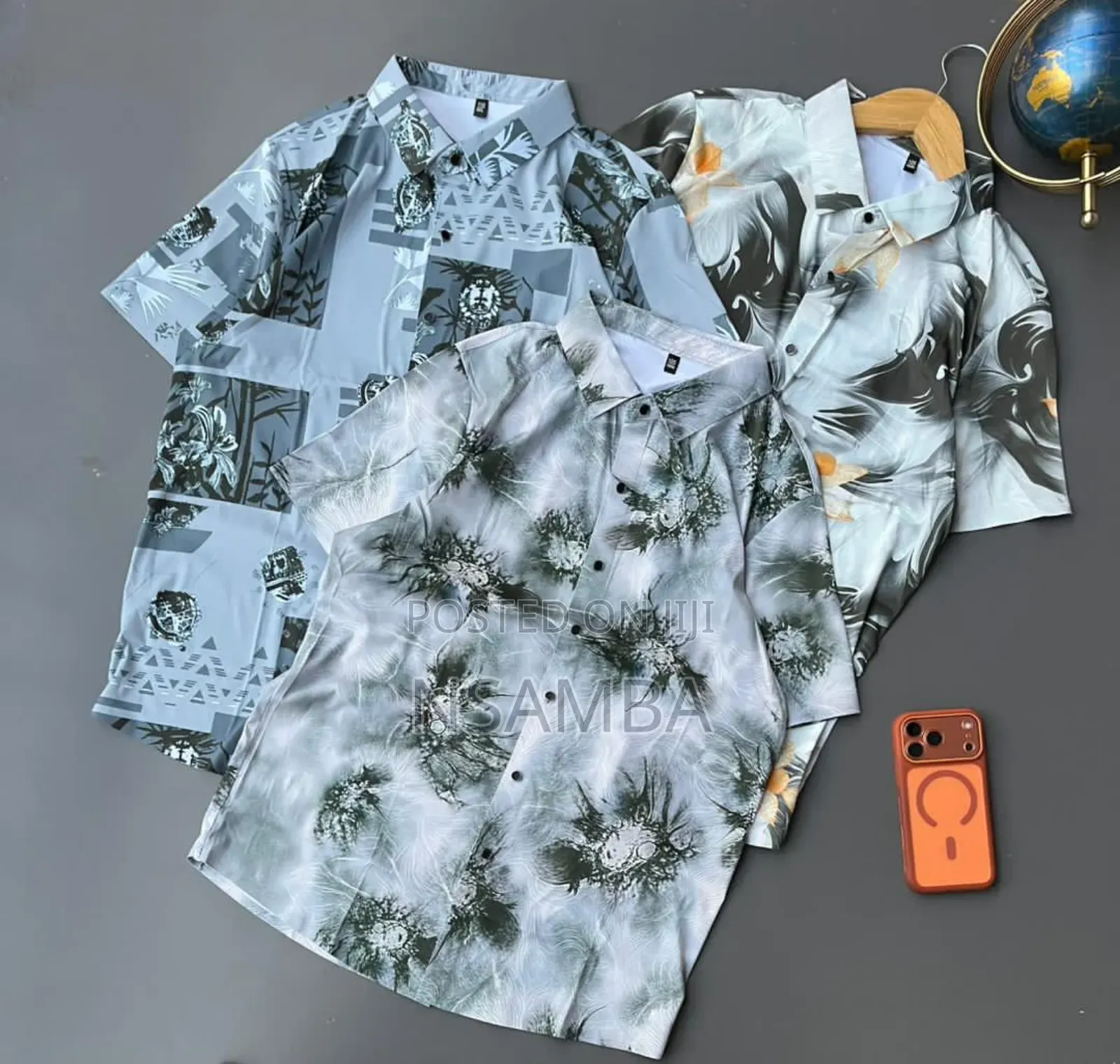 Casual Short Sleeve Button