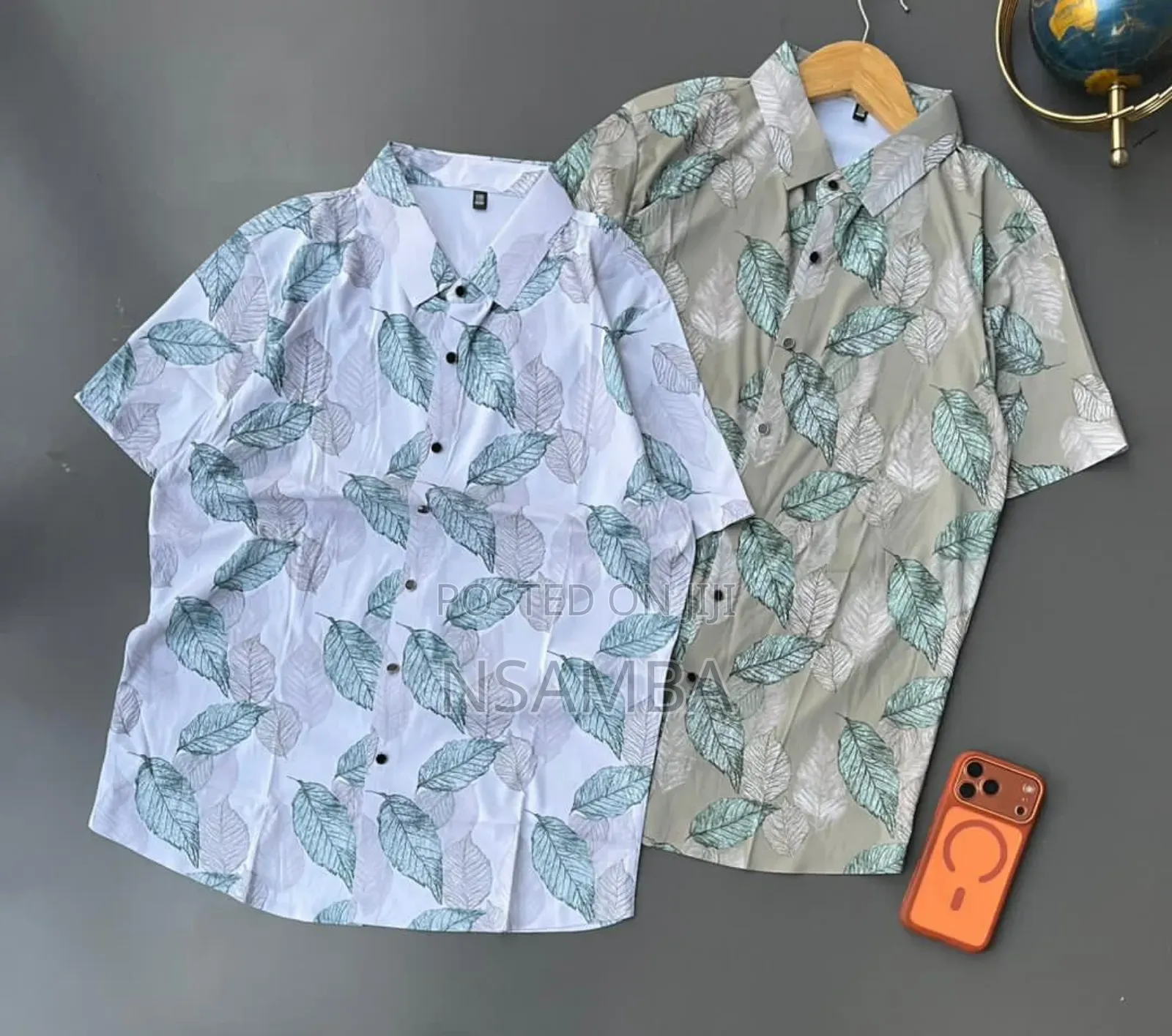 Casual Short Sleeve Button