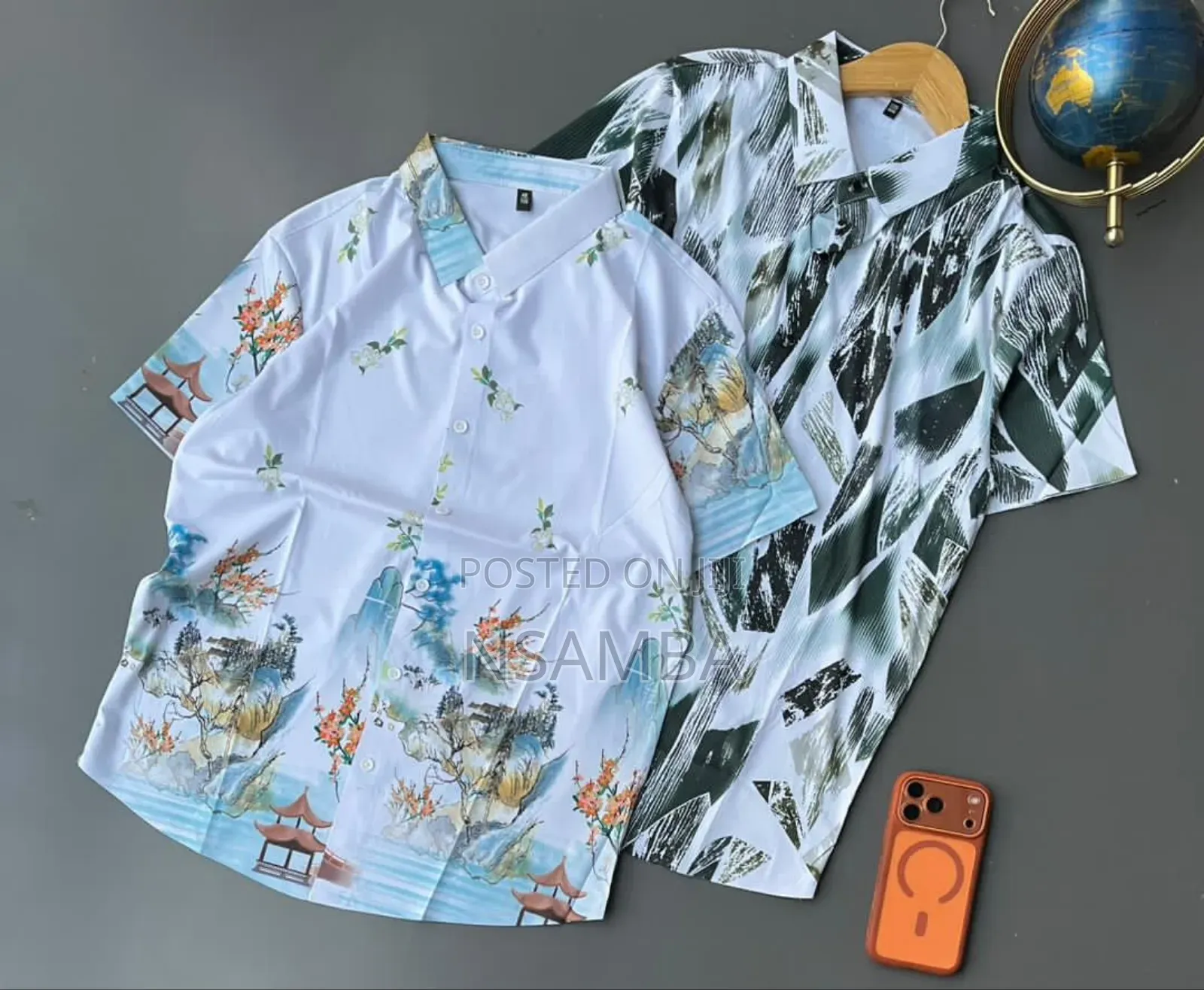 Casual Short Sleeve Button