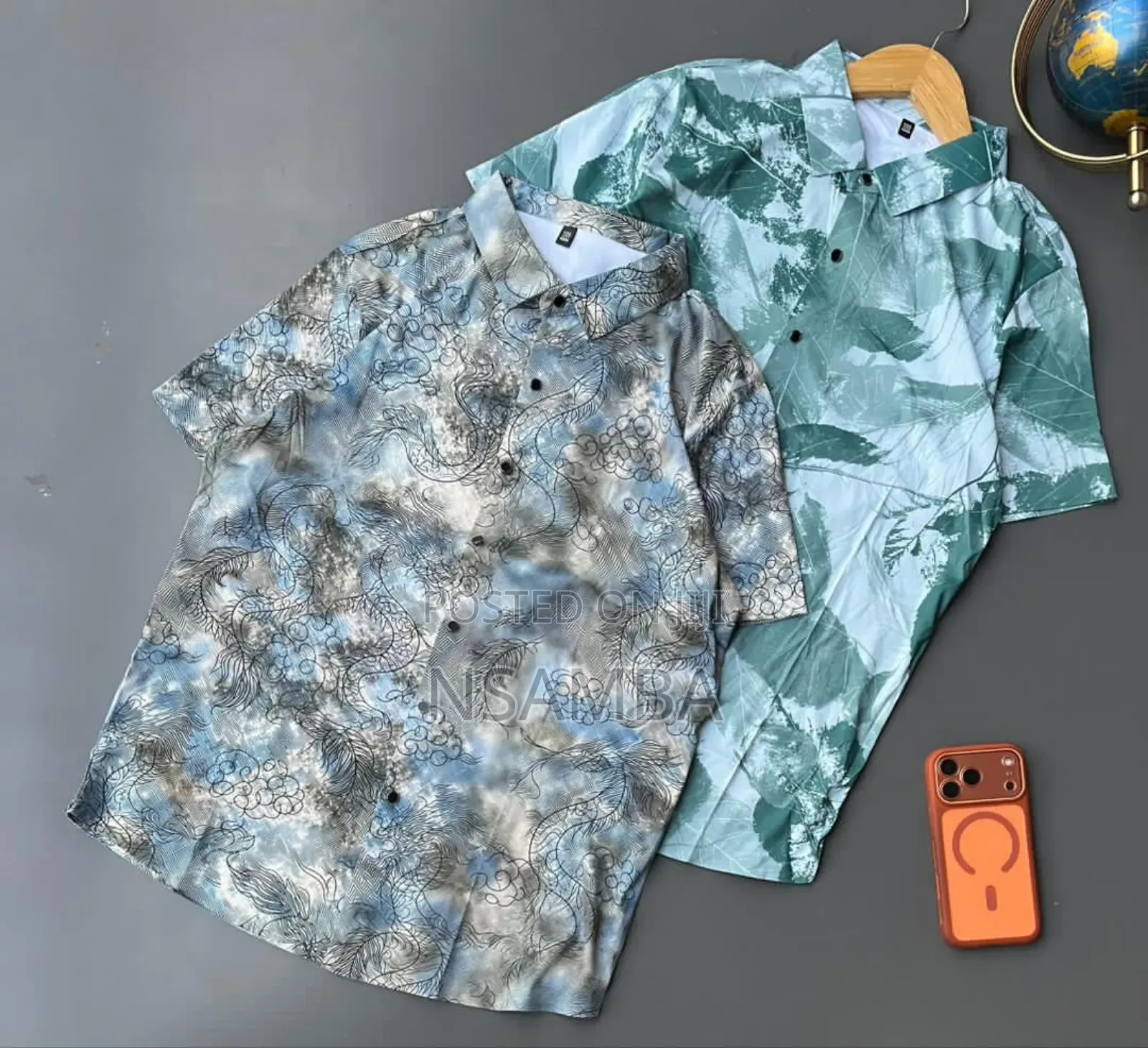 Casual Short Sleeve Button