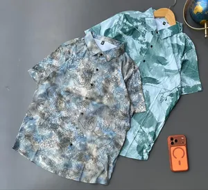 Casual Short Sleeve Button