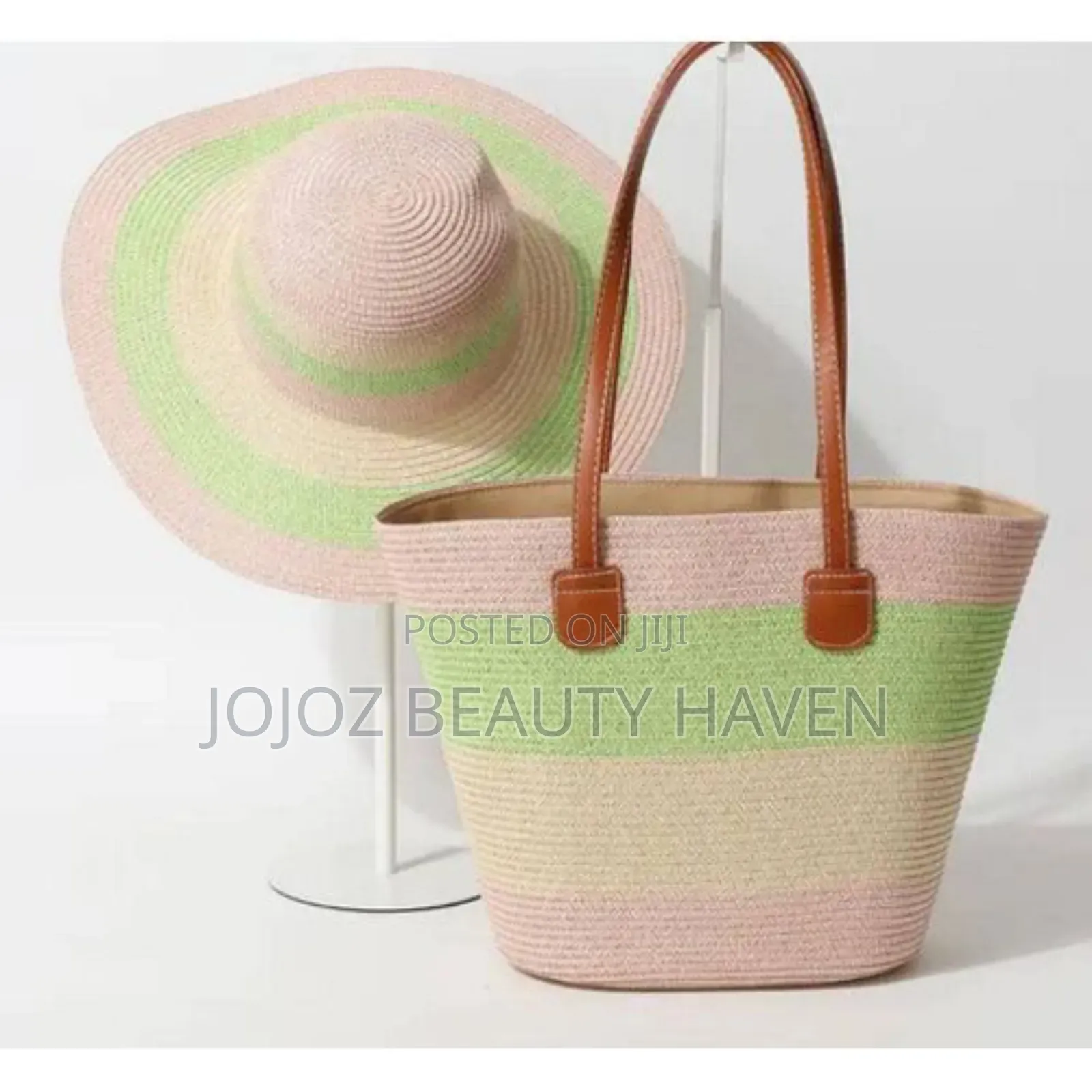 Beach Set Hat Tote Bag
