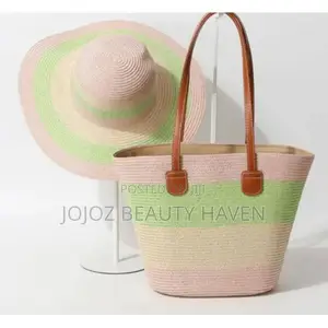Beach Set Hat Tote Bag