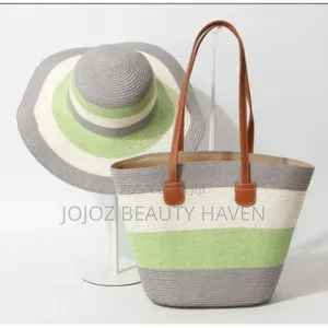 Beach Set Hat Tote Bag
