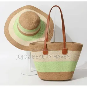 Beach Set Hat Tote Bag