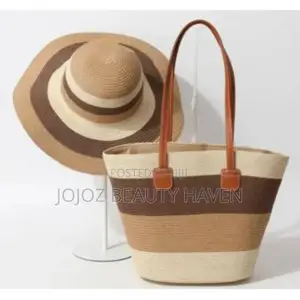 Beach Set Hat Tote Bag