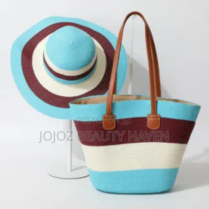 Beach Set Hat Tote Bag