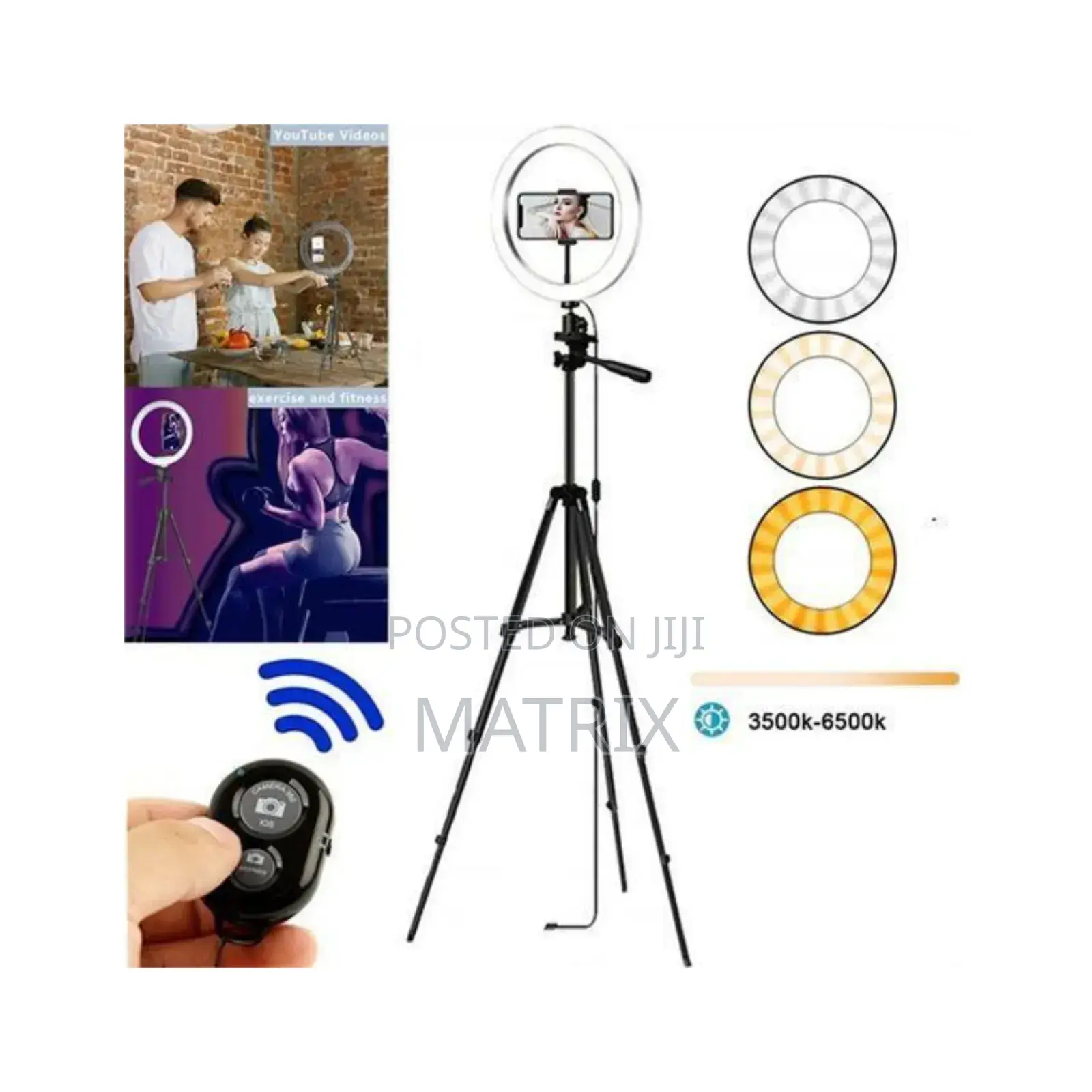 10 Inch Selfie Led Beauty Ring Light / Ringlight Tripod Stand