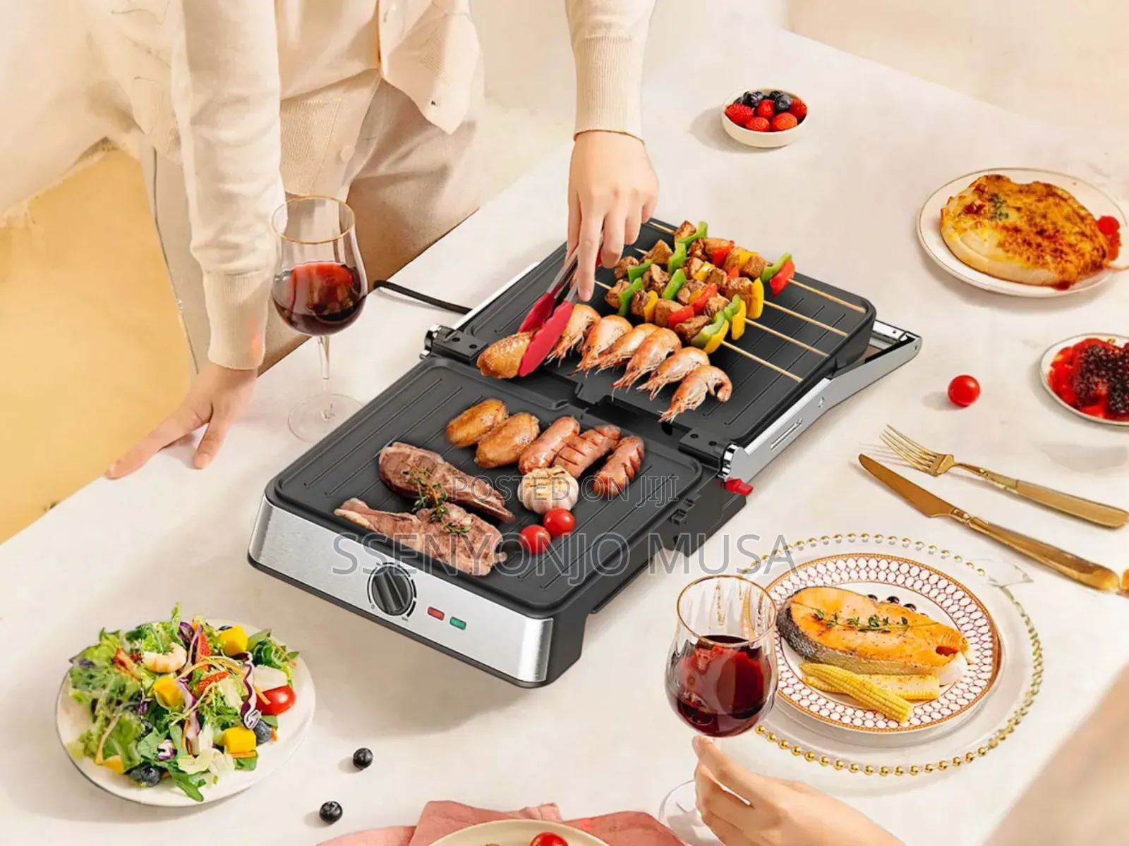 Winningstar Panini Maker Stainless Steel 850w High Power.