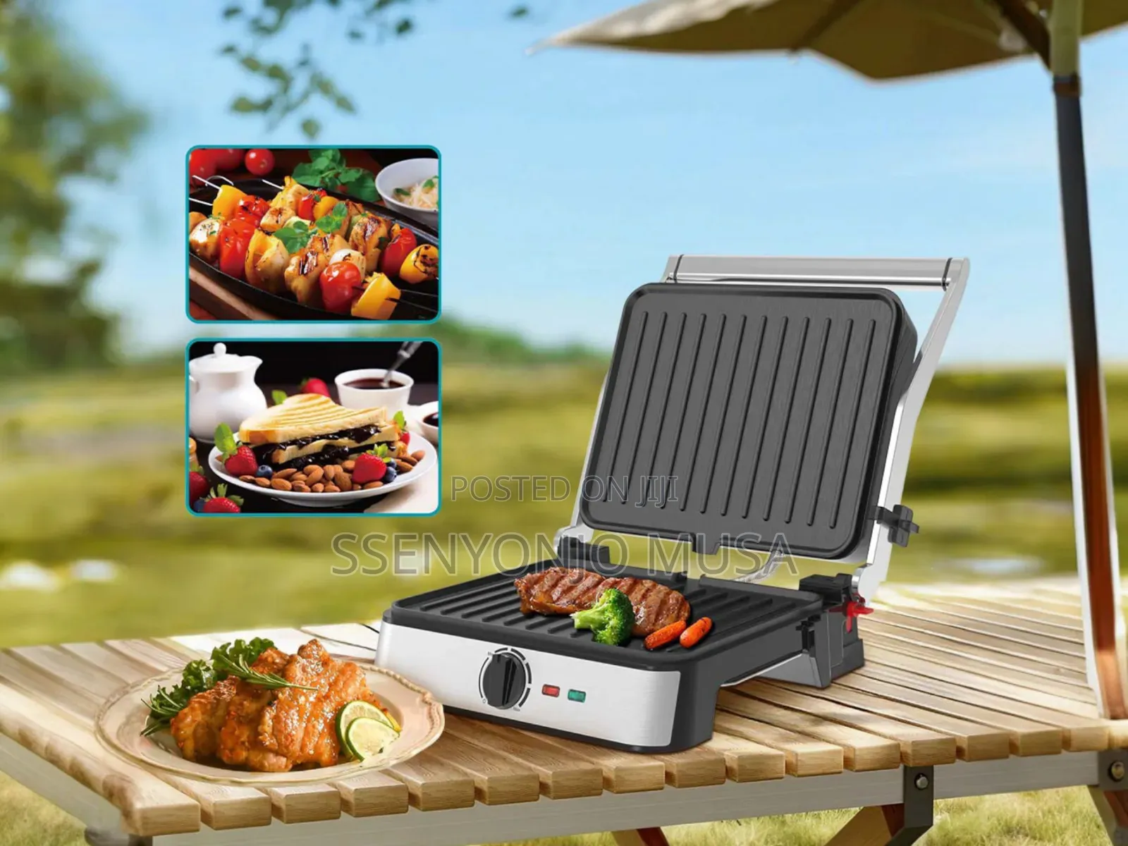 Winningstar Panini Maker Stainless Steel 850w High Power.