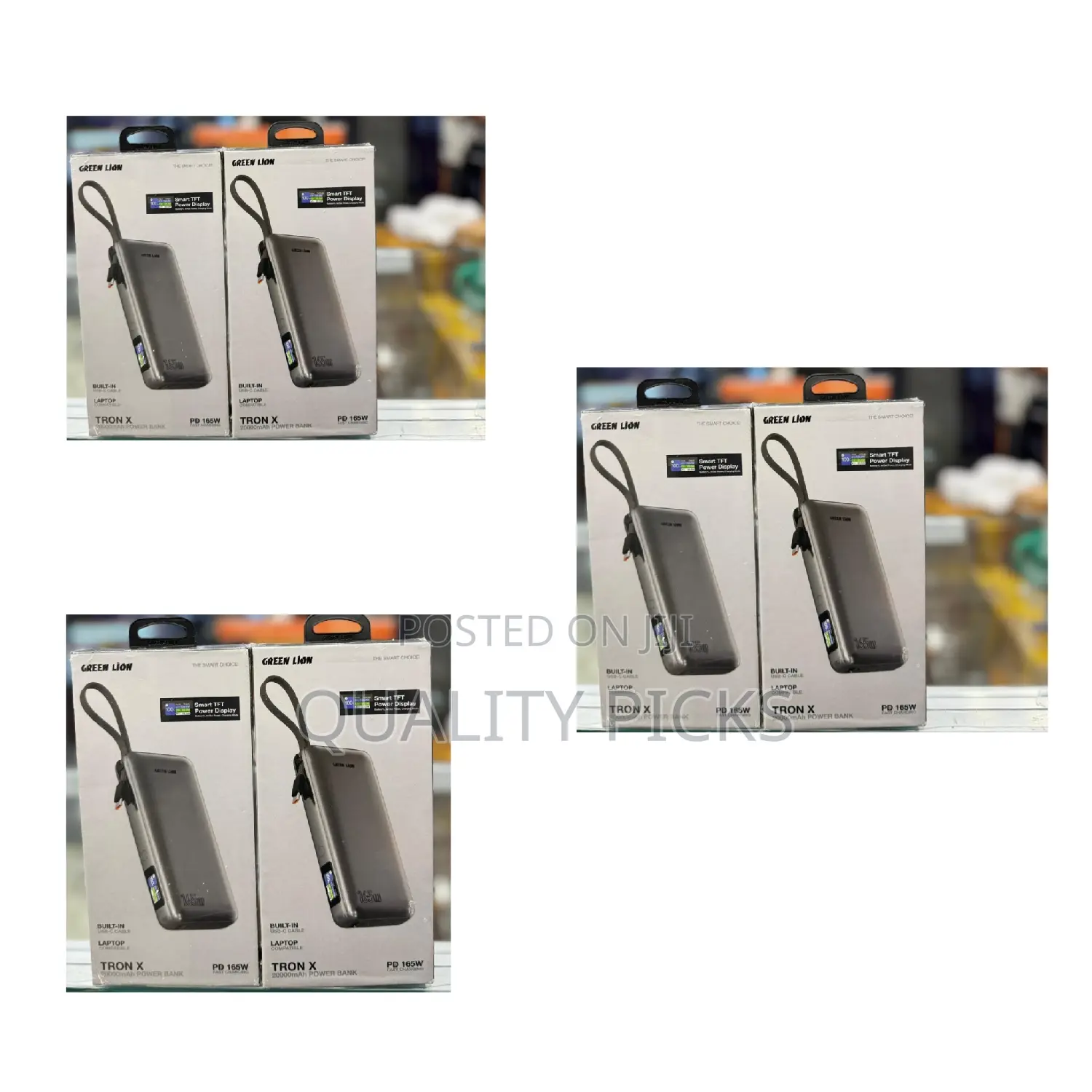 Greenlion Tron-X 165watts 20.000mah Laptop Power Bank