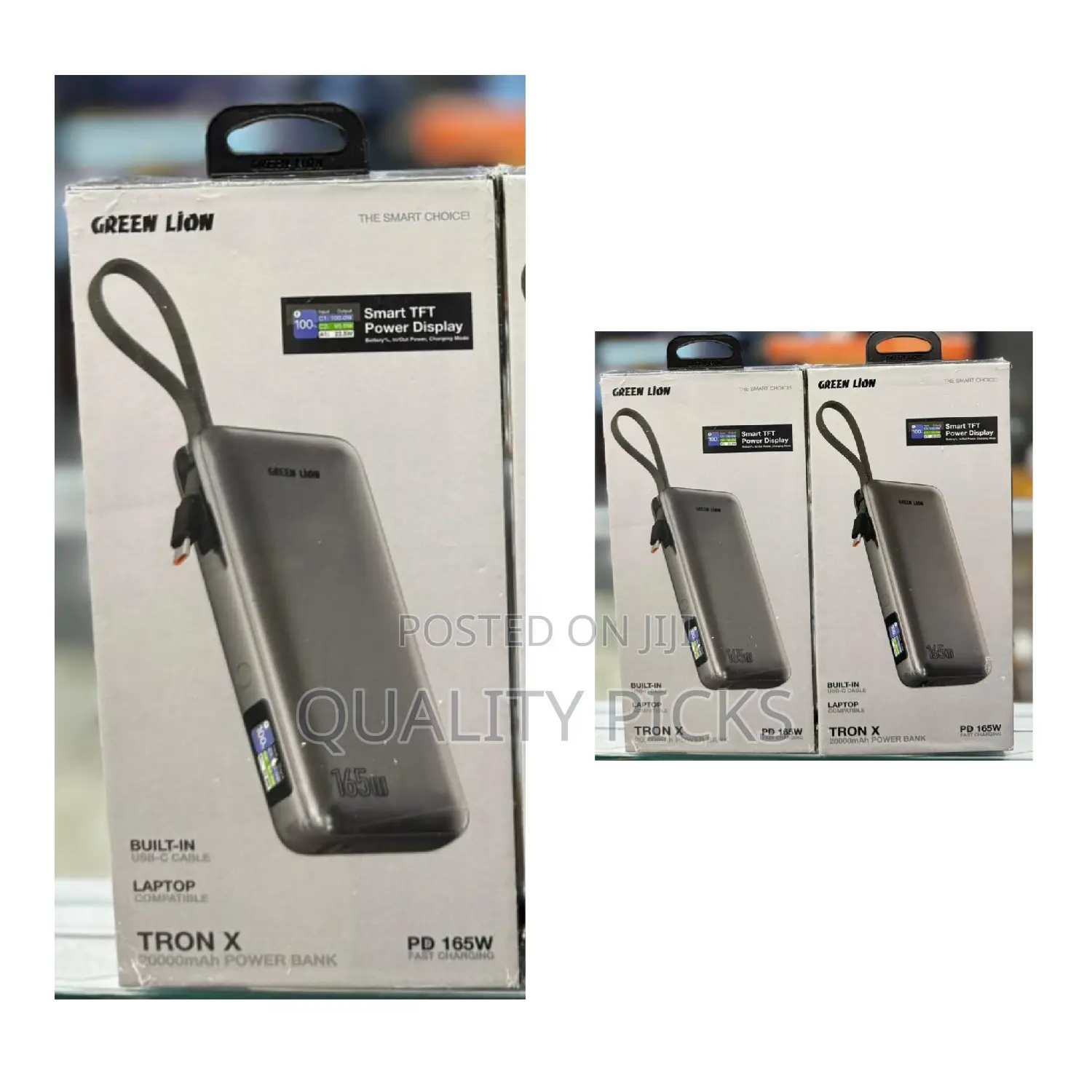 Greenlion Tron-X 165watts 20.000mah Laptop Power Bank