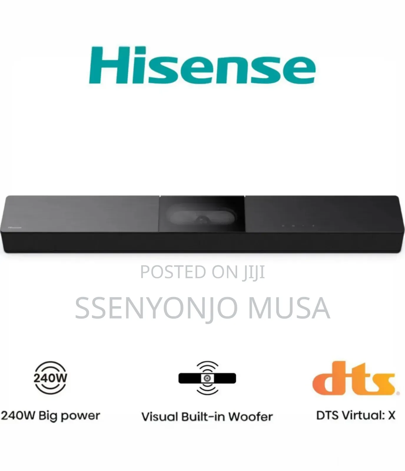 Hisense Soundbar Hs2000 2.1 Channel 240w for Home Theater