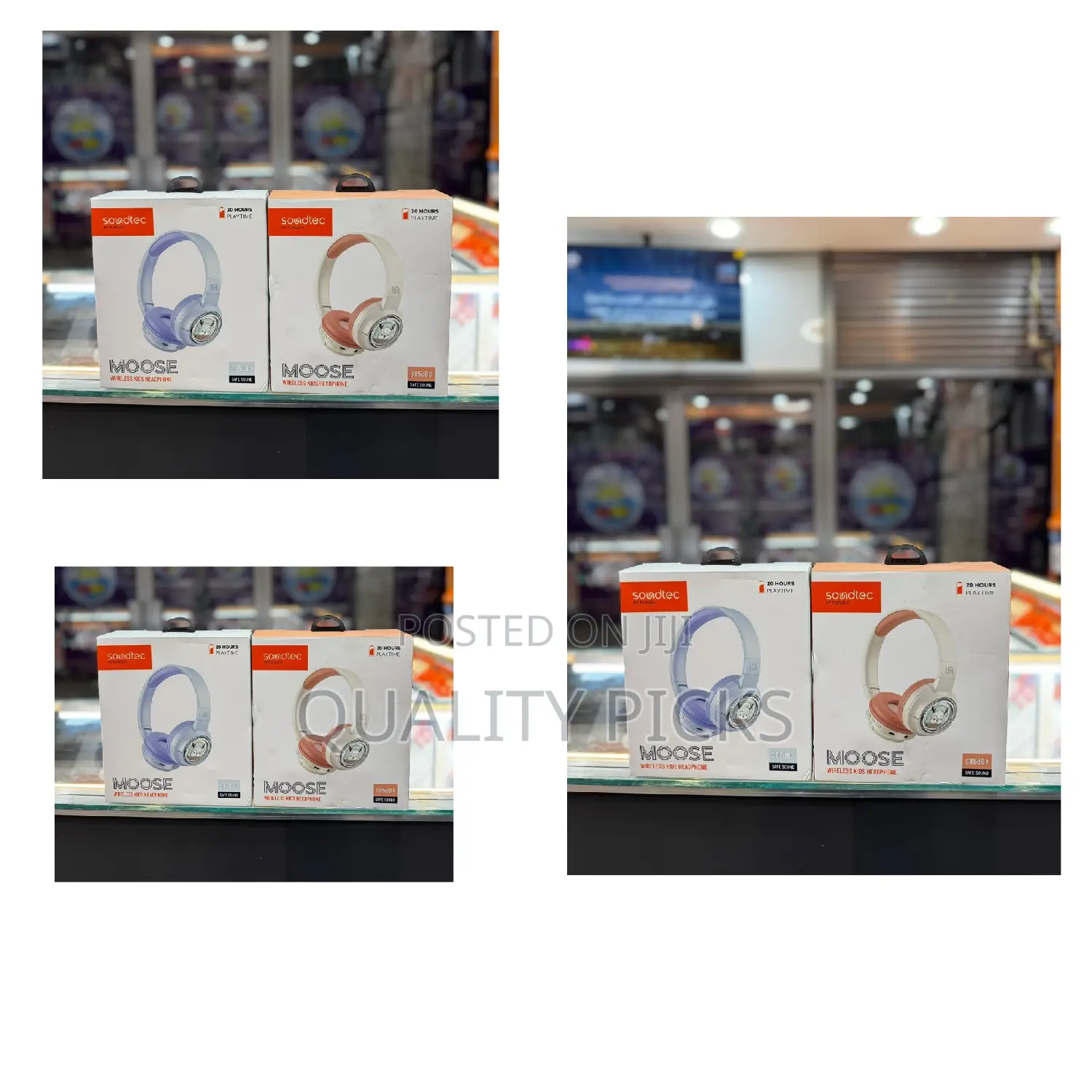 Porodo Soundtec Moose Wireless Kids Headphone