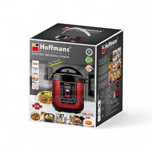 Hoffmans Electric Pressure Cooker 6.5l Digital 14-in-1 Functions