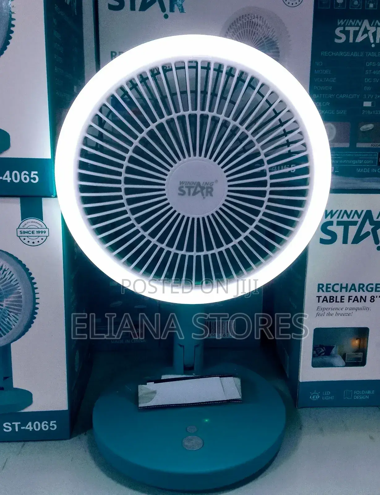 Rechargeable Table Fan "8