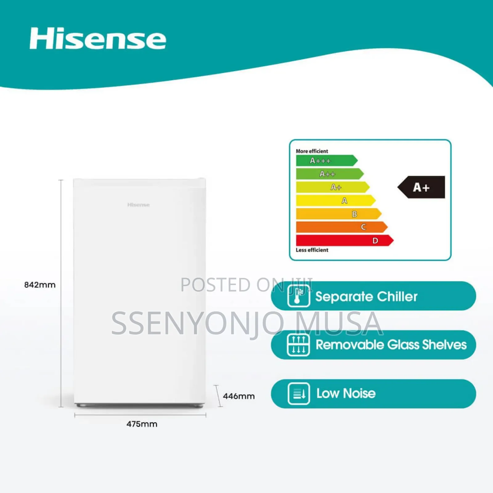 Hisense Fridge120l Single Door Compact and Efficient