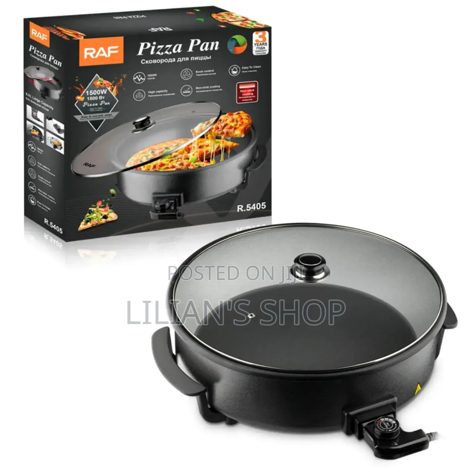 Raf R.5405 Electric Pizza Pan