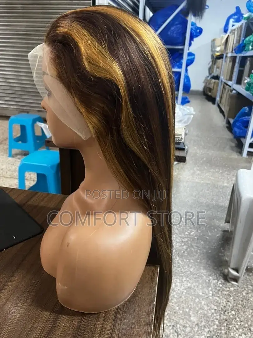 Ear to Ear Closure Straight Wig 28 Inches