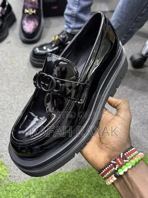 Men’S Classic Gucci Big Sole Shinny Luxury Loafer