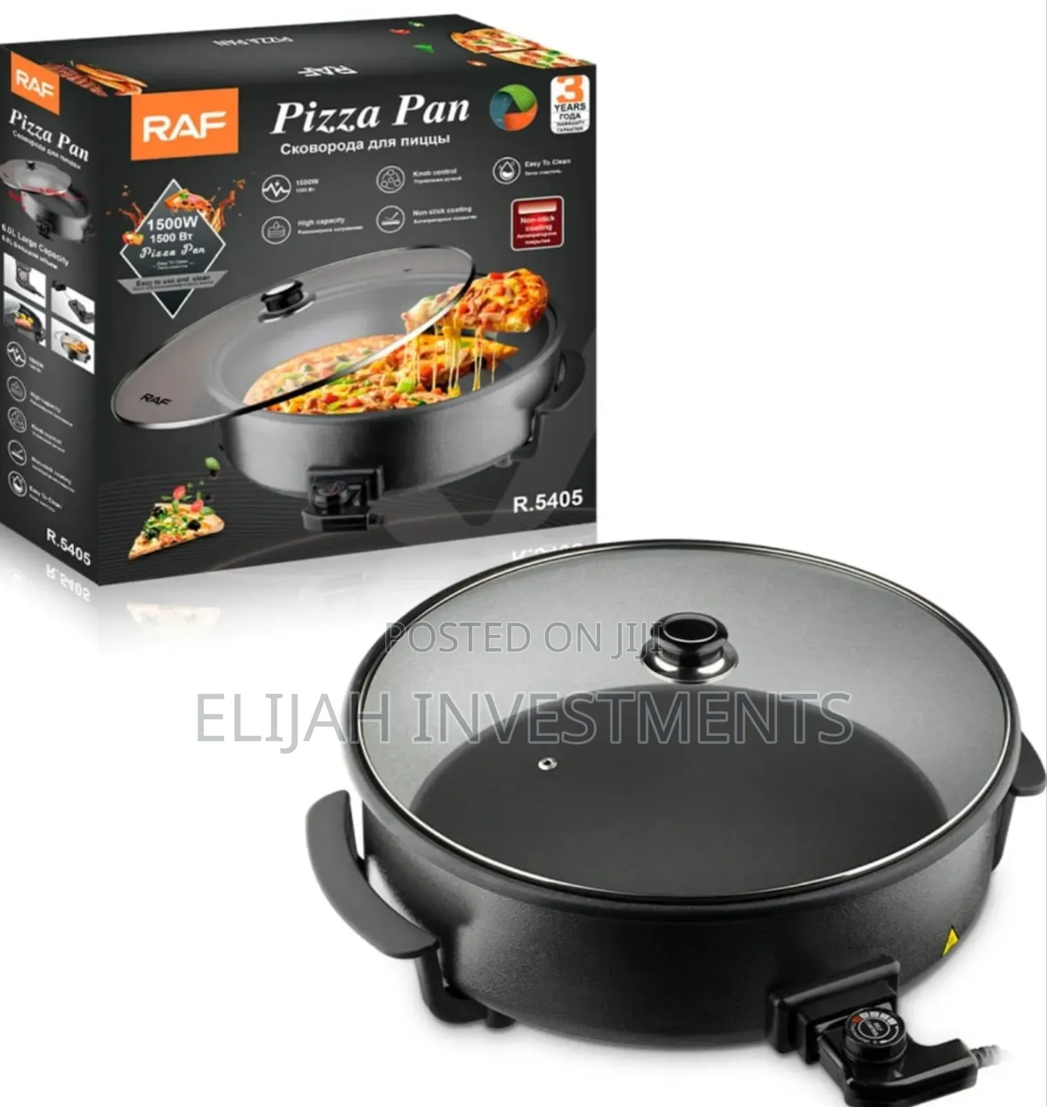 Raf R.5405 Electric Pizza Pan