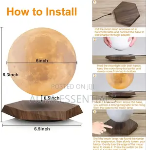 Levitating Moon Lamp