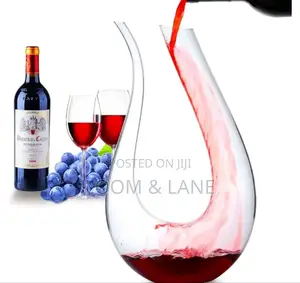 Crystal Harp Swan Shaped Handmade Crystal Wine Decanter