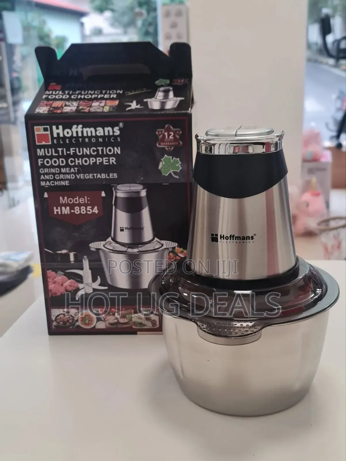 Hoffmans 3l Food Processor, Vegetable Chopper, Meat Grinder